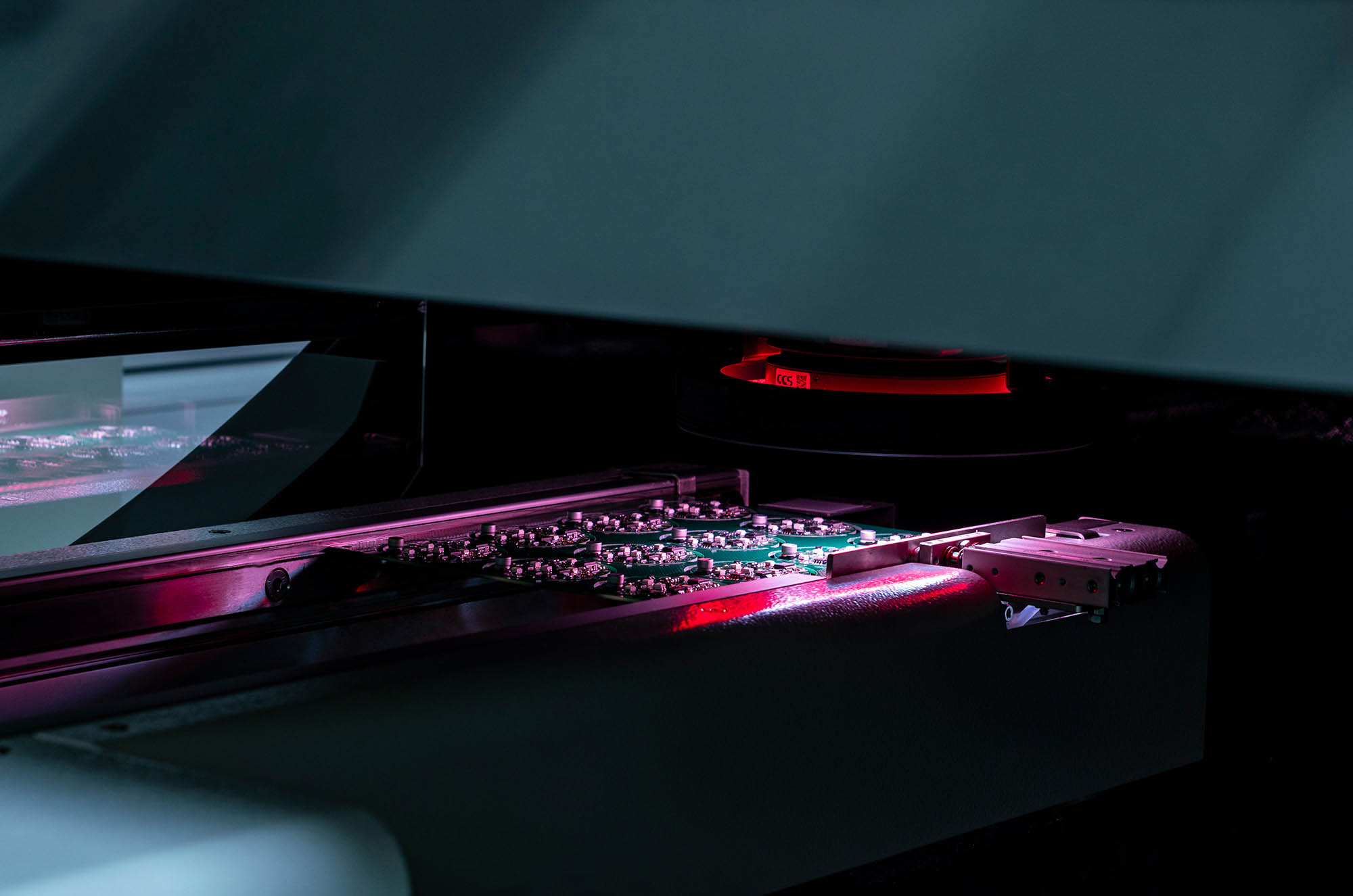 Blick in die Produktion - Elektronikfertigung